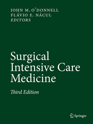 cover image of Surgical Intensive Care Medicine